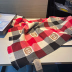 Gucci Monogram Check Cashmere Scarf for Women – product image 7
