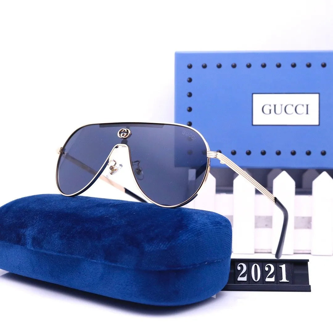 Gucci Oversized Neutral Frameless HD Sunglasses for Unisex – product image 2