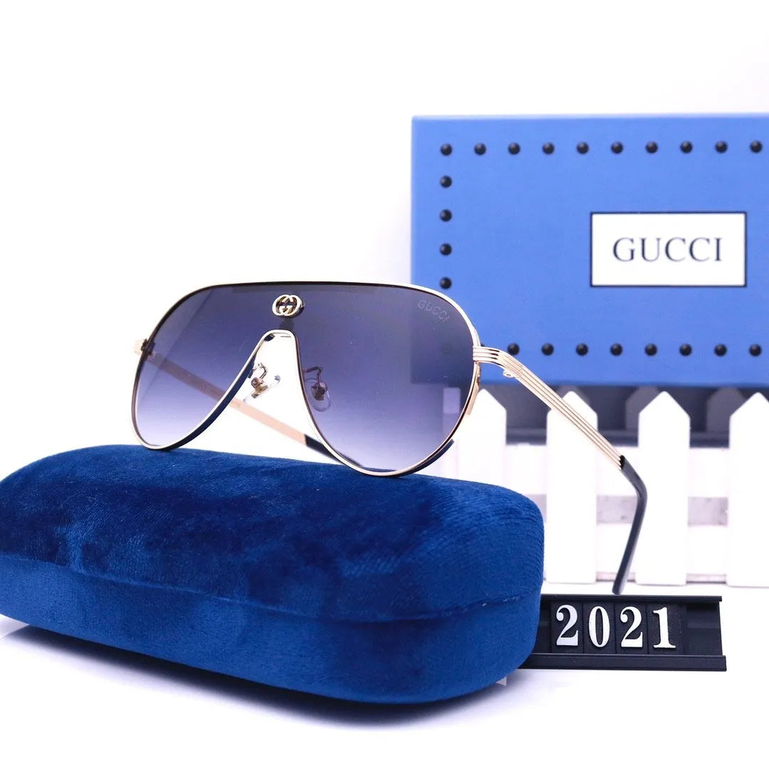 Gucci Oversized Neutral Frameless HD Sunglasses for Unisex – product image 3