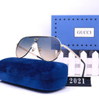 Gucci Oversized Neutral Frameless HD Sunglasses for Unisex – product image 4