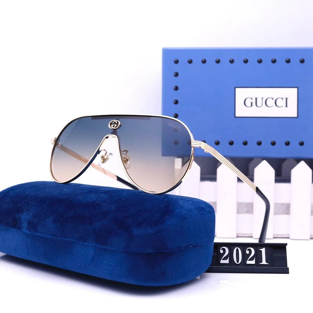 Gucci Oversized Neutral Frameless HD Sunglasses for Unisex – product image 4