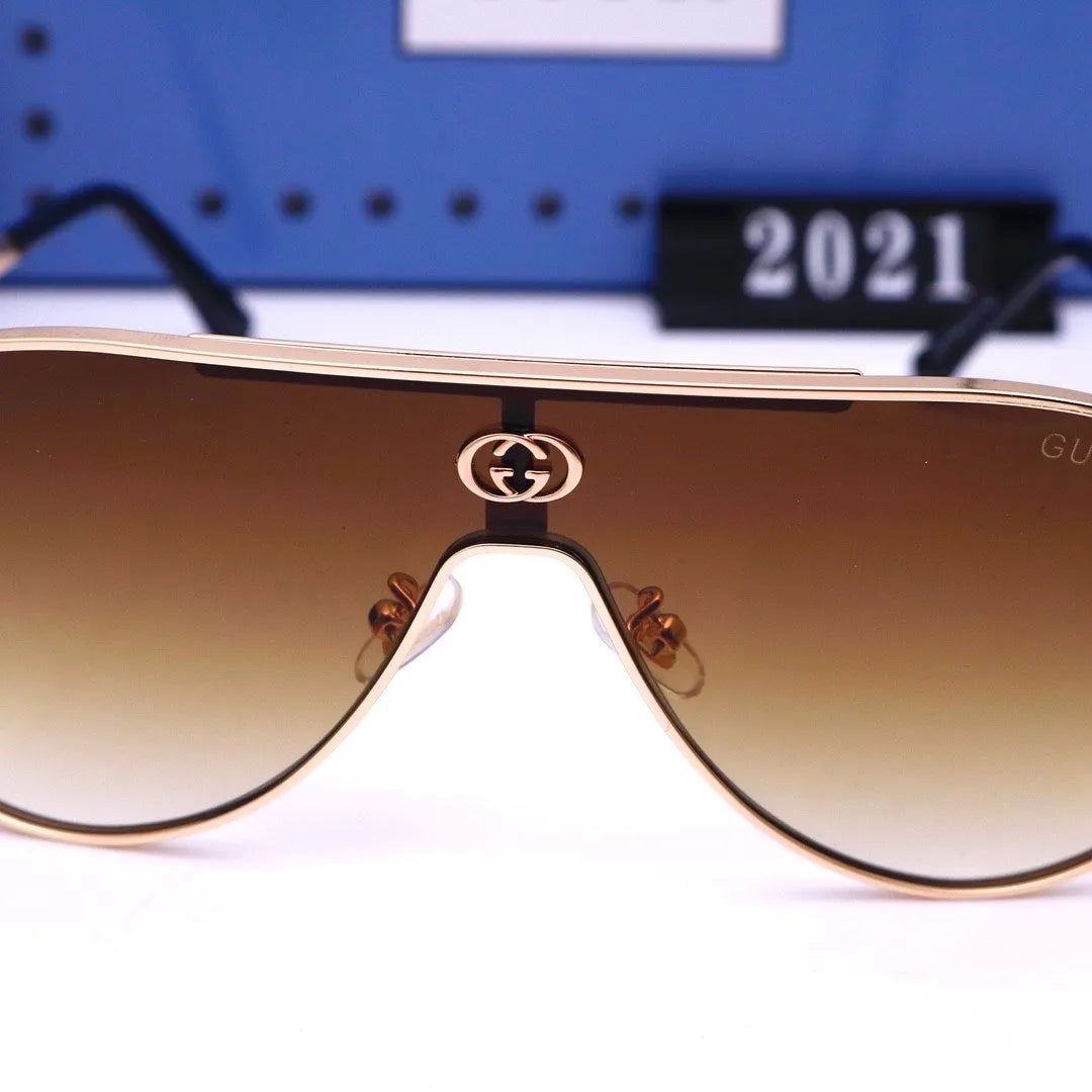 Gucci Oversized Neutral Frameless HD Sunglasses for Unisex – product image 15