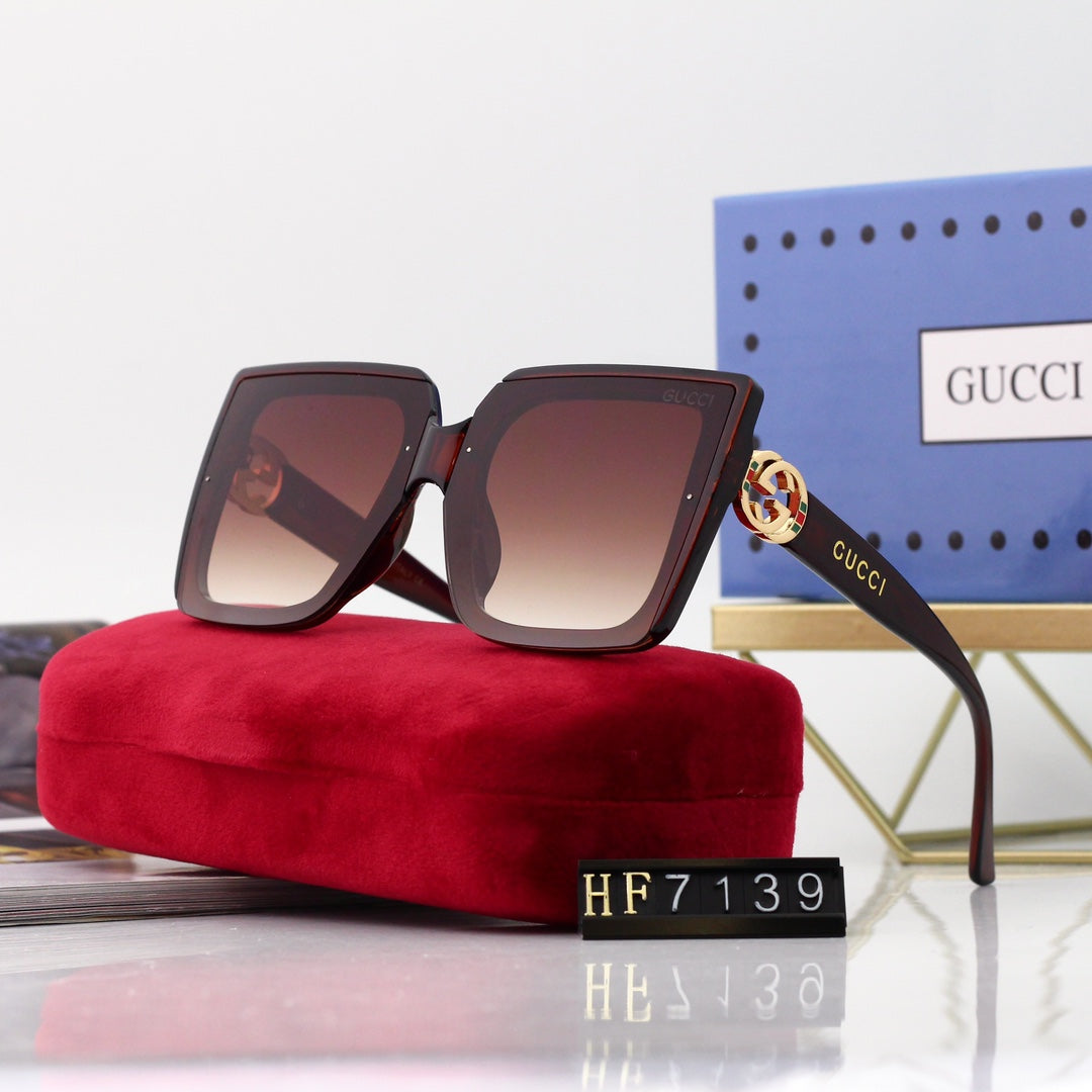 Gucci Oversized Square Slim-Temple Polarized Sunglasses for Unisex – product image 2