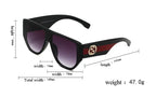 Gucci Oversized Striped Frame Sunglasses for Unisex – product image 11