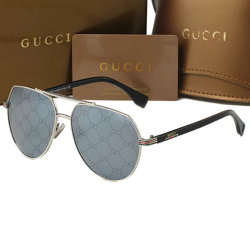 Gucci Oversized Watermark Metal Sunglasses for Unisex – product image 2