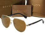 Gucci Oversized Watermark Metal Sunglasses for Unisex – product image 3