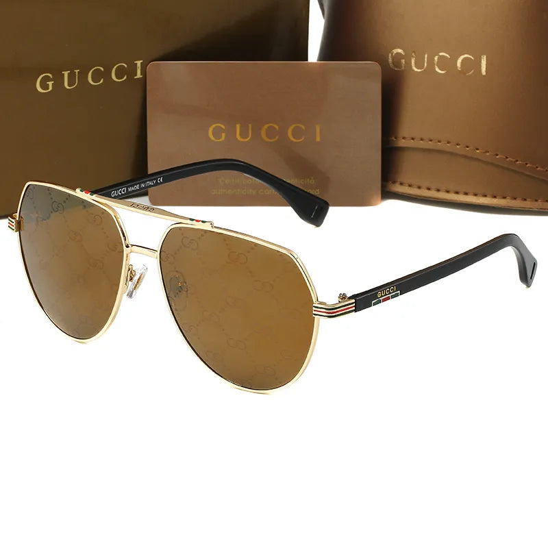Gucci Oversized Watermark Metal Sunglasses for Unisex – product image 3