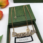Gucci Personalized Arrow Crystal Necklace – Luxury Designer Jewelry – product image 1