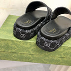 Gucci Platform Slippers With Double G Motif – slippers product image 13