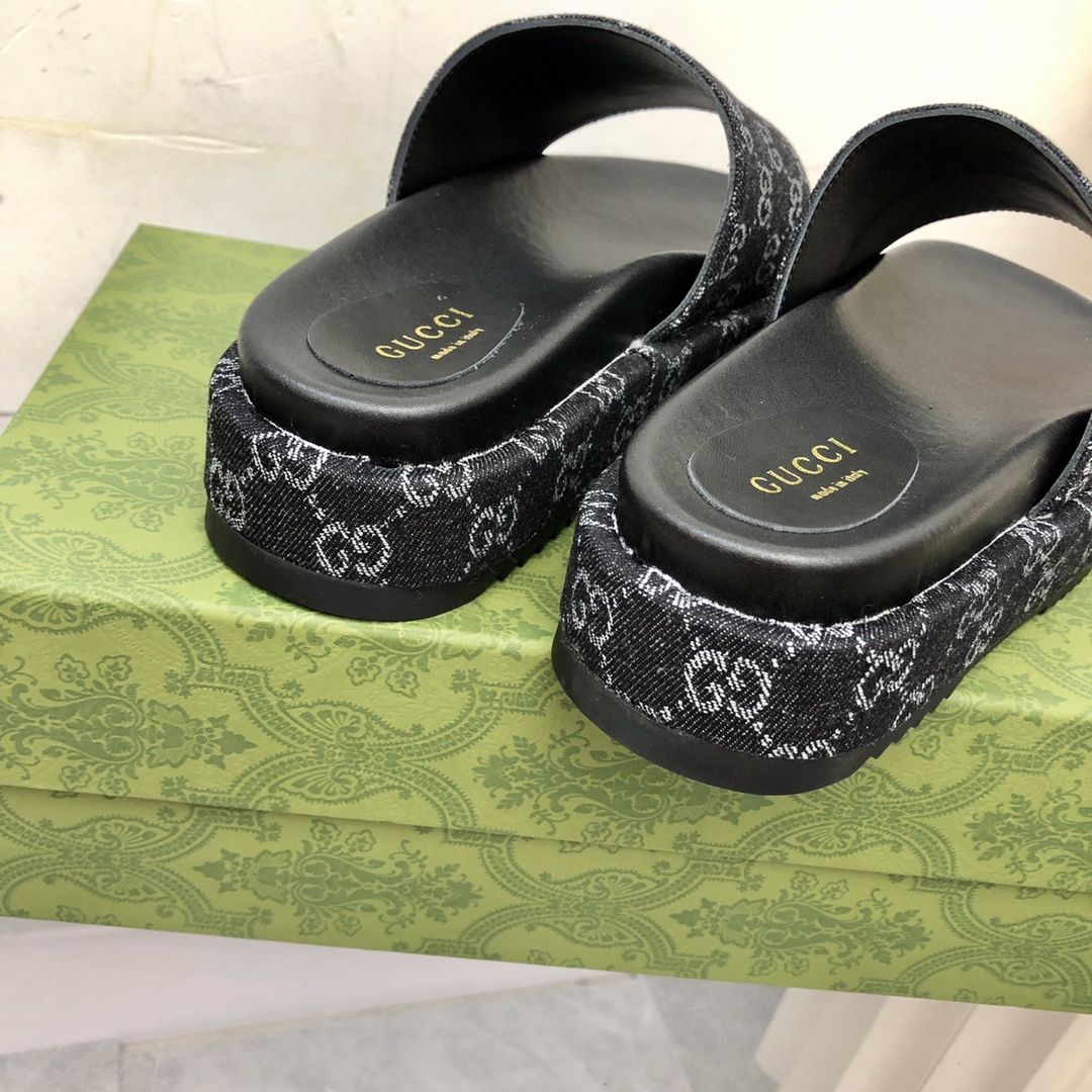Gucci Platform Slippers With Double G Motif – slippers product image 13
