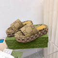 Gucci Platform Slippers With Double G Motif – slippers product image 5