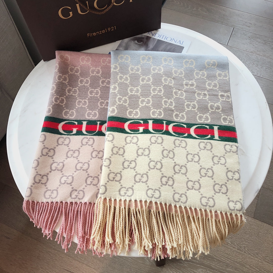Gucci Premium Woven 6 Colors Classic Bee Pattern Scarf for Women – product image 20