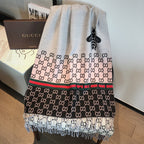 Gucci Premium Woven 6 Colors Classic Bee Pattern Scarf for Women – product image 21