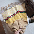 Gucci Premium Woven 6 Colors Classic Bee Pattern Scarf for Women – product image 22