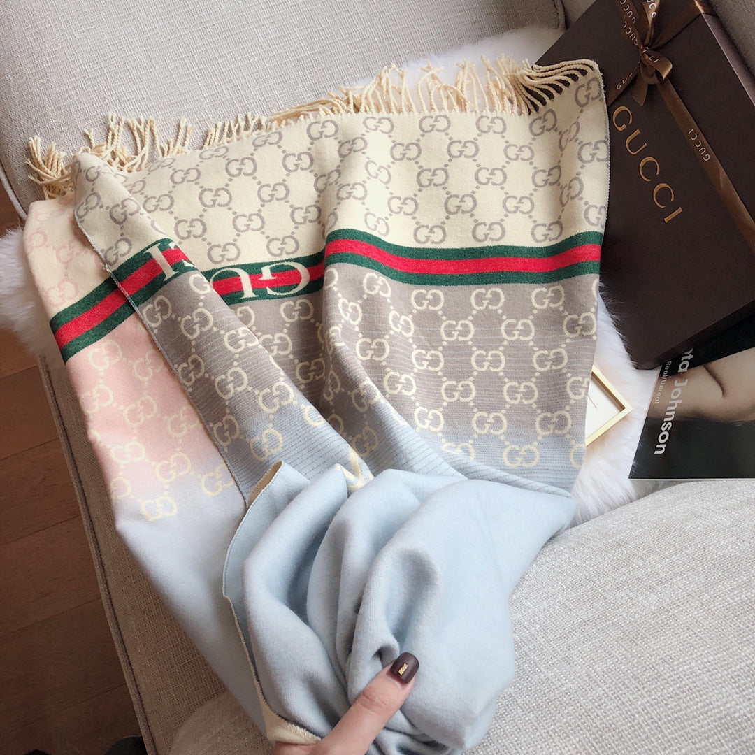 Gucci Premium Woven 6 Colors Classic Bee Pattern Scarf for Women – product image 24