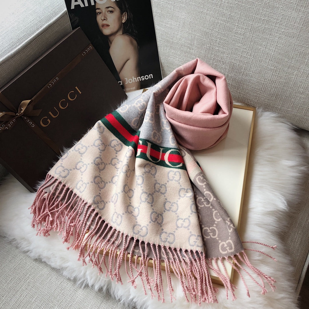 Gucci Premium Woven 6 Colors Classic Bee Pattern Scarf for Women – product image 25