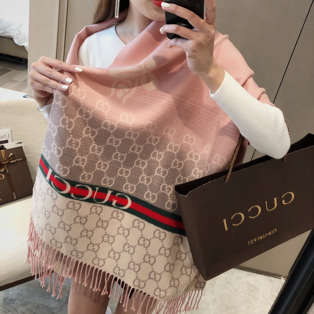 Gucci Premium Woven 6 Colors Classic Bee Pattern Scarf for Women – product image 3