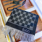 Gucci Premium Woven All-match Jacquard Fringed Scarf for Women – product image 2