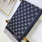 Gucci Premium Woven All-match Jacquard Fringed Scarf for Women – product image 22