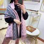 Gucci Premium Woven All-match Jacquard Fringed Scarf for Women – product image 24