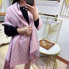 Gucci Premium Woven All-match Jacquard Fringed Scarf for Women – product image 25