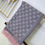 Gucci Premium Woven All-match Jacquard Fringed Scarf for Women – product image 9