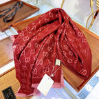 Gucci Premium Woven Classic small broken Edge Scarf Shawl for Women – product image 17