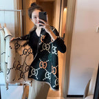 Gucci Premium Woven Monogram Jacquard Letter Scarf Shawl for Women – product image 19