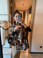 Gucci Premium Woven Monogram Jacquard Letter Scarf Shawl for Women – product image 21