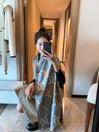 Gucci Premium Woven Monogram Jacquard Letter Scarf Shawl for Women – product image 23