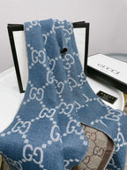 Gucci Premium Woven New Logo Jacquard Fringed Scarf Shawl for Women – product image 6
