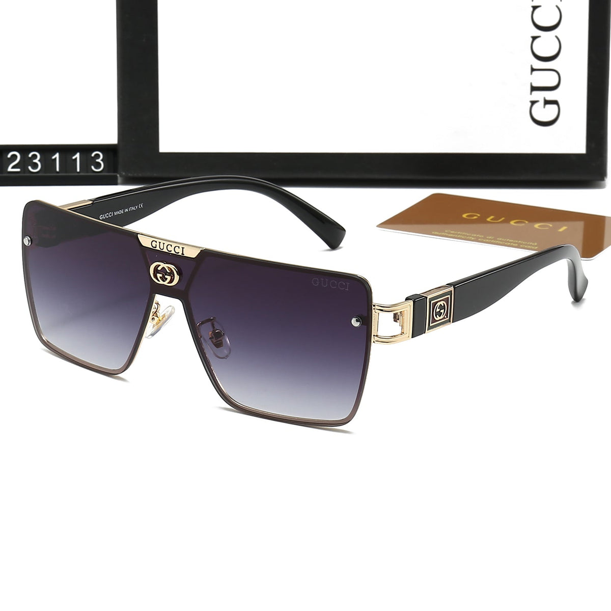 Gucci Rectangular Sunglasses for Unisex – product image 3