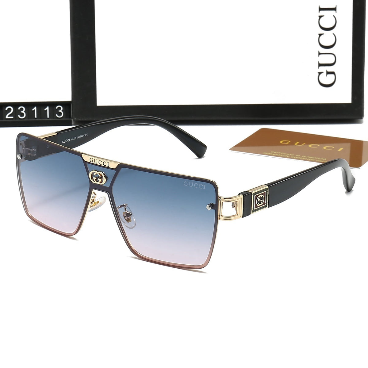Gucci Rectangular Sunglasses for Unisex – product image 11