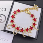 Gucci Red Lucky Star Bracelet – Luxury Jewelry – product image 4