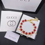 Gucci Red Lucky Star Bracelet – Luxury Jewelry – product image 5