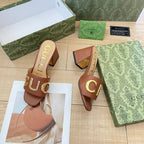 Gucci Retro Block Heel Sandals – sandals product image 4