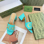 Gucci Retro Block Heel Sandals – sandals product image 7