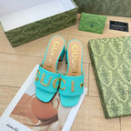 Gucci Retro Block Heel Sandals – sandals product image 9