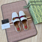 Gucci Retro Leather Half-Covered Loafers – slippers product image 11