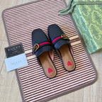 Gucci Retro Leather Half-Covered Loafers – slippers product image 12