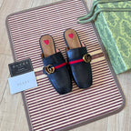 Gucci Retro Leather Half-Covered Loafers – slippers product image 5
