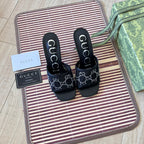 Gucci Rhinestone Mesh High-Heeled Sandals – sandals product image 11
