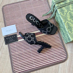 Gucci Rhinestone Mesh High-Heeled Sandals – sandals product image 2
