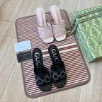 Gucci Rhinestone Mesh High-Heeled Sandals – sandals product image 6