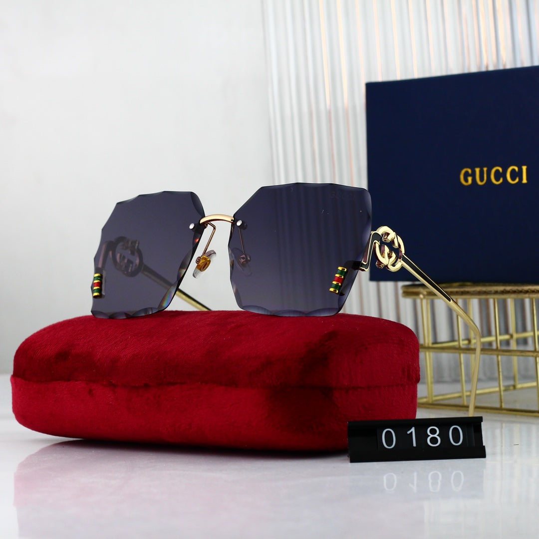 Gucci Rimless Square Polarized Sunglasses for Unisex – product image 3