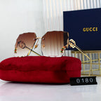 Gucci Rimless Square Polarized Sunglasses for Unisex – product image 4