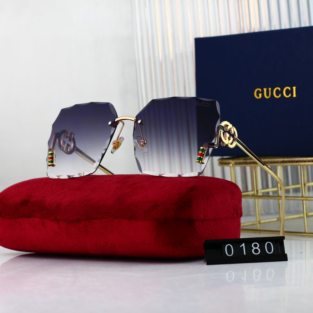 Gucci Rimless Square Polarized Sunglasses for Unisex – product image 7