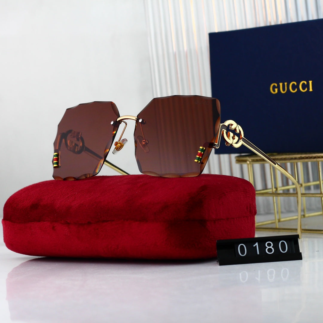Gucci Rimless Square Polarized Sunglasses for Unisex – product image 9