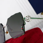 Gucci Rimless Square Polarized Sunglasses for Unisex – product image 13