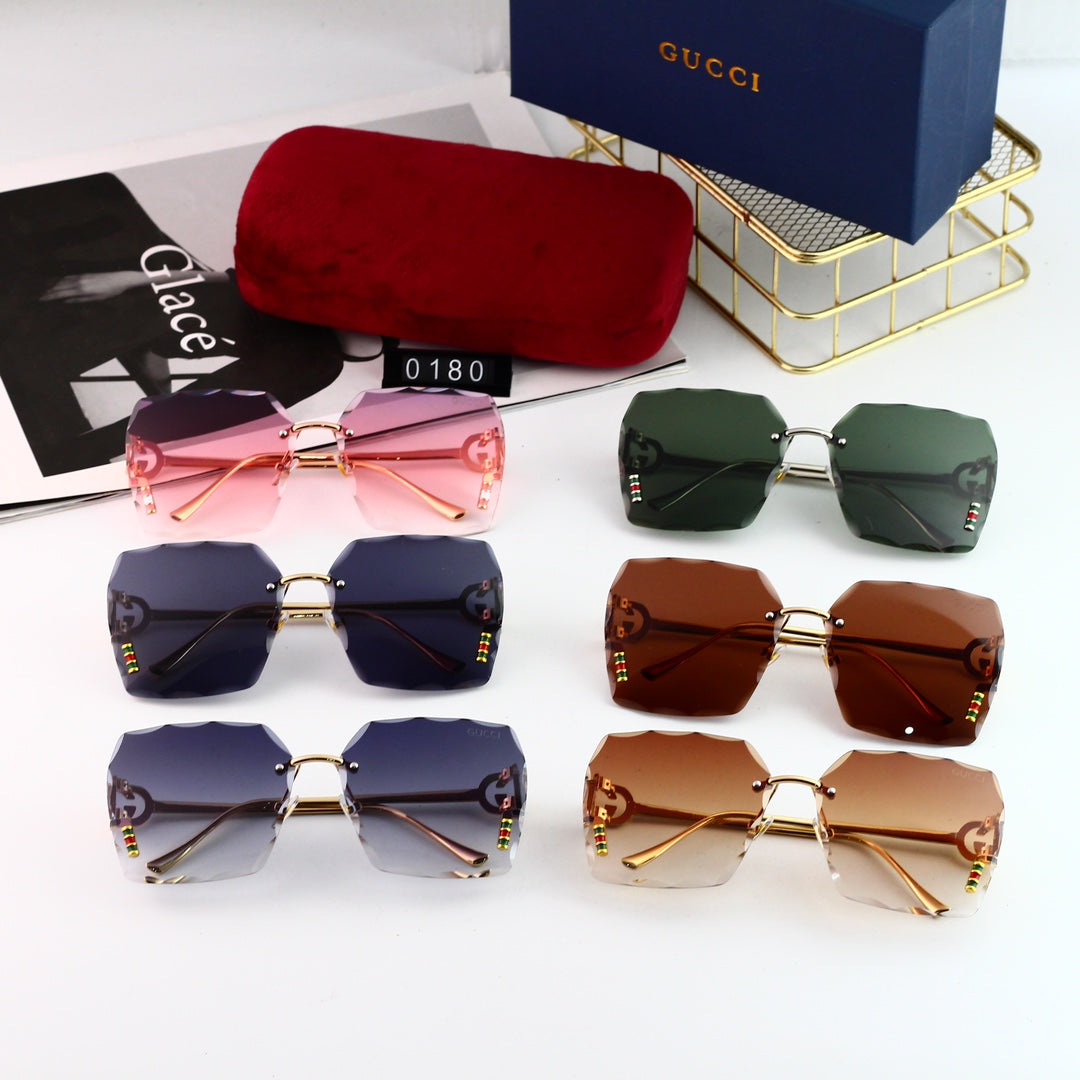 Gucci Rimless Square Polarized Sunglasses for Unisex – product image 14